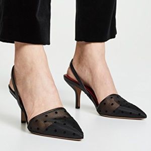 DVF Mortelle Dot Slingback Pumps